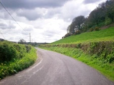Photo 6x4 Road from Rhiw to Jones Motors, Login Llandissilio  c2009