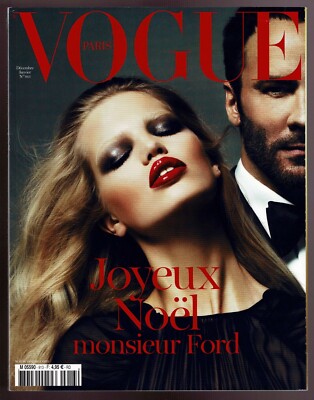 VOGUE PARIS magazine 12/2010 TOM FORD DAPHNE LARA STONE CONTROVERSY