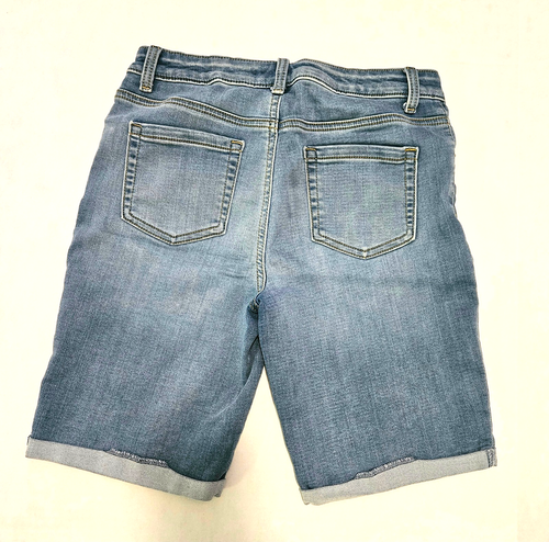 Cat & Jack Bermuda Jean Shorts size XL 14/16 Stretch Adj. Waist Lot Set Of 2 - Picture 6 of 20