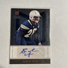 Brandon Taylor 2012 Panini Momentum Rookie Signatures /799 Auto RC Card #206. rookie card picture