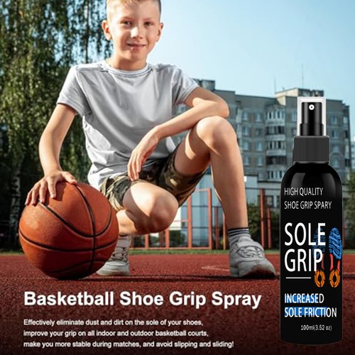 Grip Spray for Basketball Shoes Bottom 100ml Basketball Shoe Sole intelligent - Picture 3 of 8