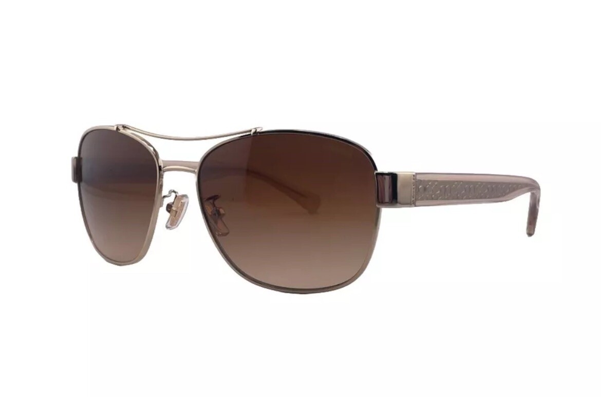 【送料,関税込】 COACH サングラス L151 HC7064 Coach HC7064 L151 sunglasses for women in Light Gold