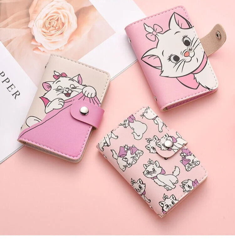 Cartera monedero porta coche Disney Aristocats rosa divertido regalo