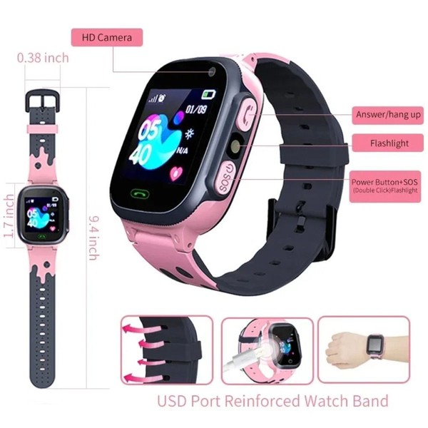 XIAOMI Clock Kids Watches GPS SOS Waterproof Smartwatch  Children - image 2