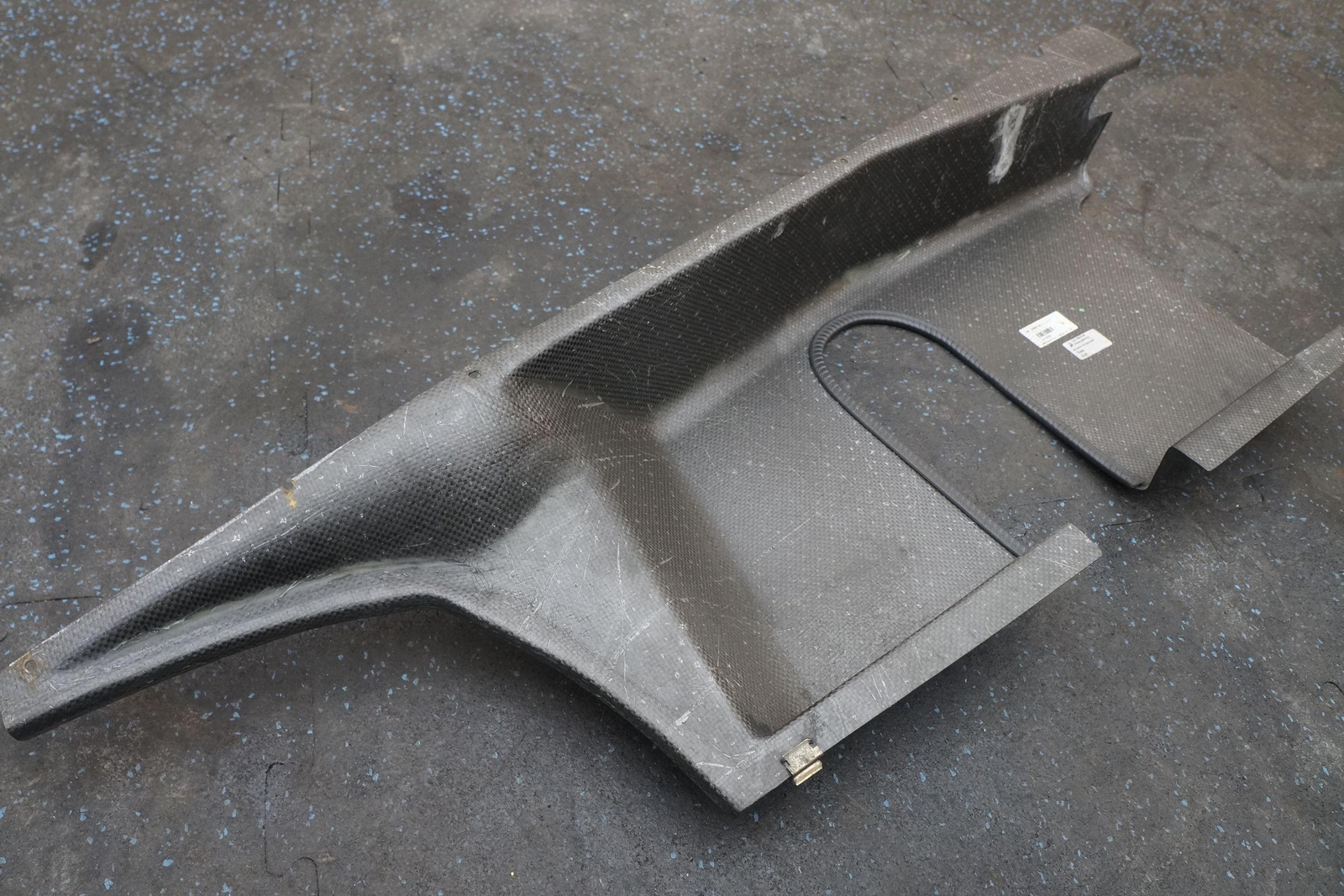Lower Right Engine Bay Cover Panel Carbon Fiber 418103729 Lamborghini Murcielago
