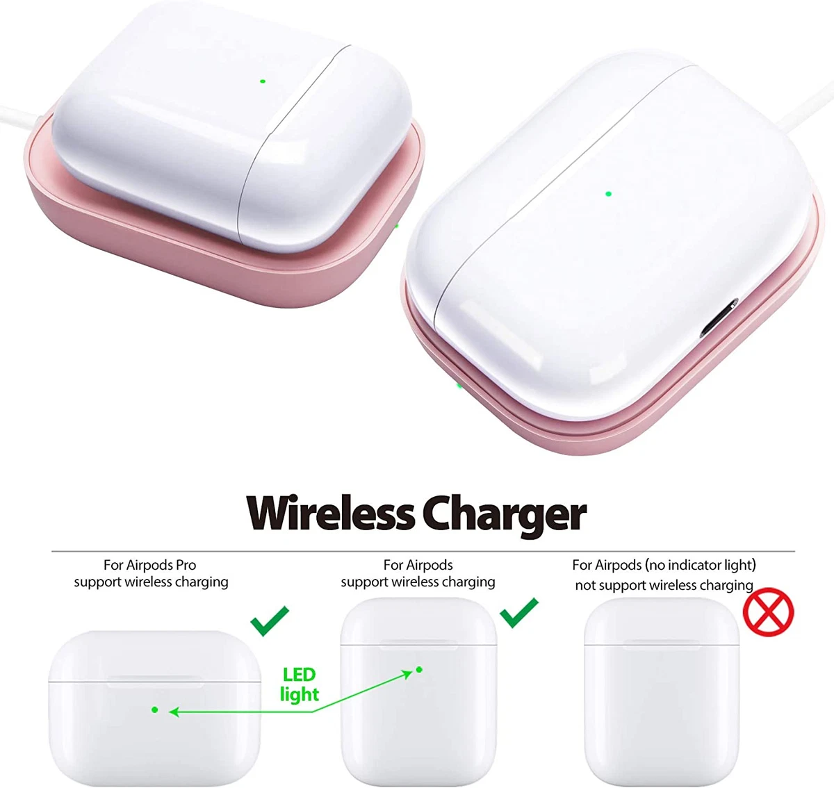 Airpod Pro Charger Wireless Charger for Apple Airpods eBay
