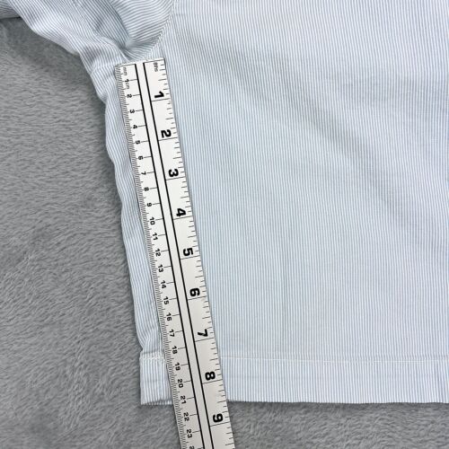 Vineyard Vines Club Shorts Mens 32x8 Blue Striped Seersucker Chino Whale Golf - Picture 9 of 15