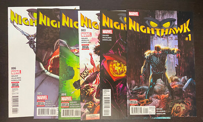 NIGHTHAWK #1-6 (Marvel Comics 2016) -- #1 2 3 4 5 6 -- FULL Set