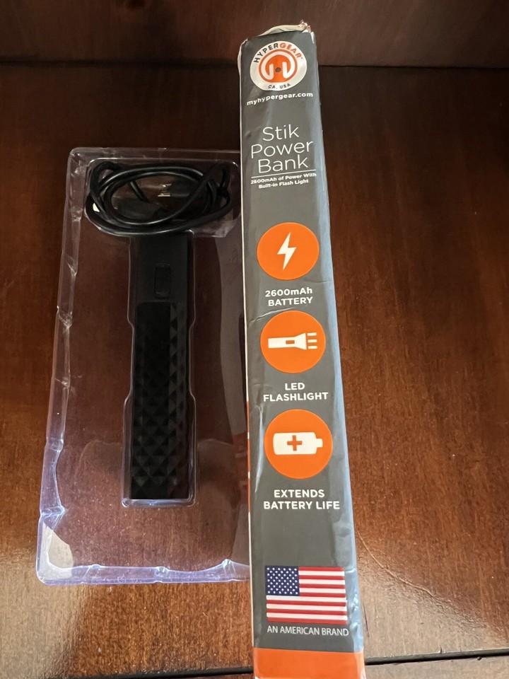 HYPERGEAR Power bank Stik portable charger with Flashlight eBay