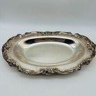 Vintage Reed and Barton King Francis 13" Serving Tray 1672 Silverplate Victorian