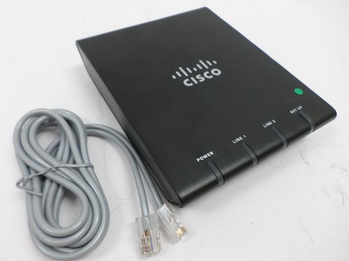 Cisco ATA187 Ethernet UC Analog Telephone Adapter w/ Ethernet Cable ata187 v01