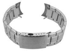 Casio Edifice > Uhrenarmband 22mm Edelstahl silbern > EFV-C100D-1BV