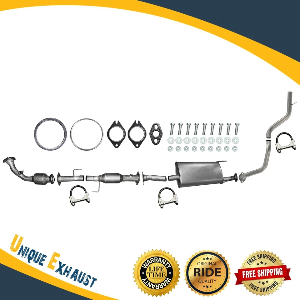 Sistema de escape completo compatible con Toyota 4Runner 2001-2002 3,4 L envío rápido nuevo Foto 4 de 4