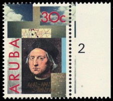 ARUBA 83 - Voyages of Columbus 500th Anniversary (pc11303)