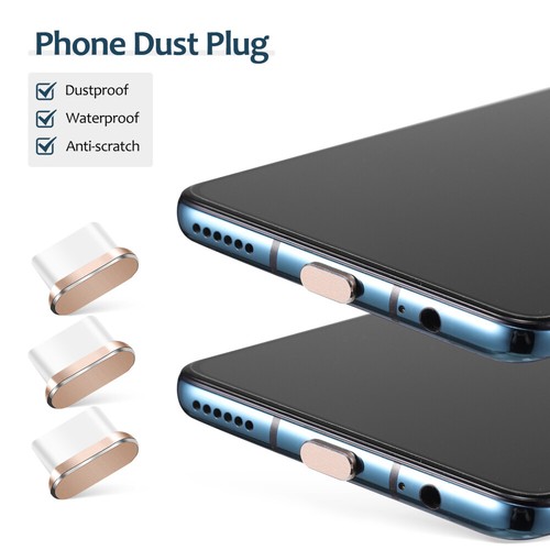 8 Pcs USB C Plugs Type C Covers Phone Port Caps Protectors Compatible with Most - 第 4/11 張圖片