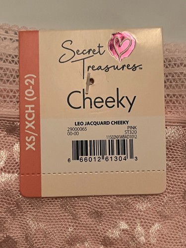 Secret Treasures Cheek Panties Nylon Lace Stretch Size XS - Picture 11 of 11