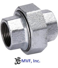 3" 150 Threaded NPT Union Galvanized Malleable Iron Pipe Fitting MI041141GMI
