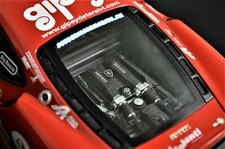 Ferrari Race Car1:18Le Mans24Racing Vintage Built Metal Body Model12Carousel RED
