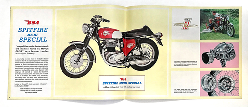Vintage 1967 BSA Motor Cycles Brochure + Two BSA Instruction Manual's 1965+1966 - Picture 5 of 14