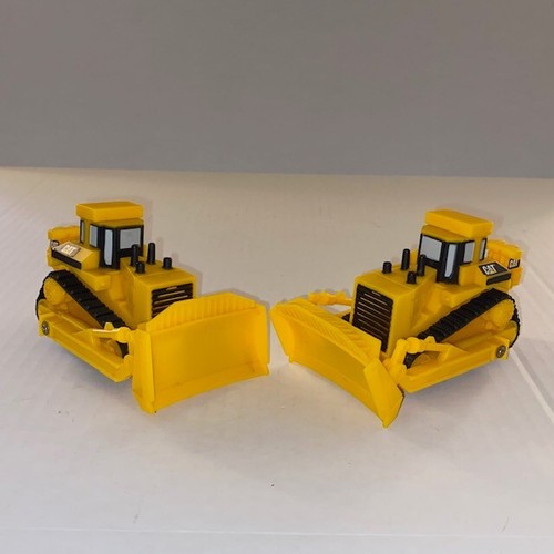 Toy State Bulldozers For Train Flatbed Set of 2 Plastic
