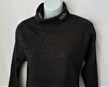 Harley Davidson LS Turtleneck Gray Thermal Waffle Weave Chest36in Womens M