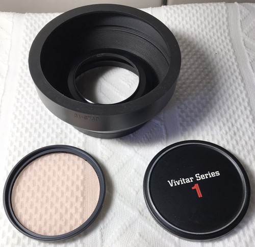 Vivitar Series 1 70-210mm f3.5 Macro Focusing Zoom For Nikon Hood , Estate - Picture 7 of 9