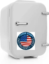 Mini refrigerador y calentador de refrigerador, refrigerador personal compacto.