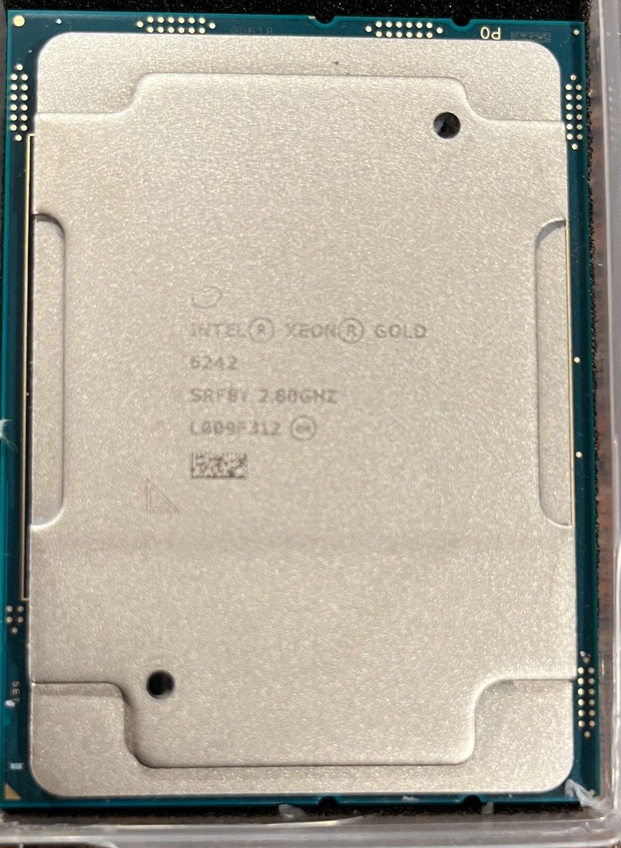 Intel Xeon Gold 6244 SRF8Z 8 Core 3.60ghz 24.75mb 16 Threads