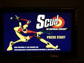 Scud: The Disposable Assassin (Sega Saturn,1997) Tested NTSC-U/C