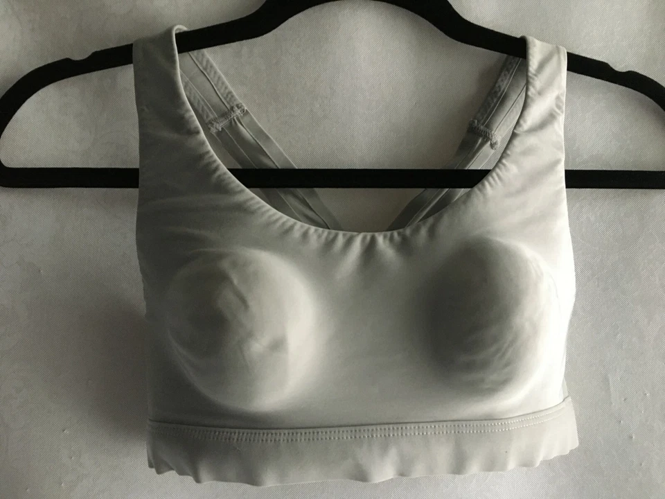 Sujetador deportivo elástico NO LIMITS talla pequeña 25-28" banda corredor espalda gris BR1 Foto 3 de 4