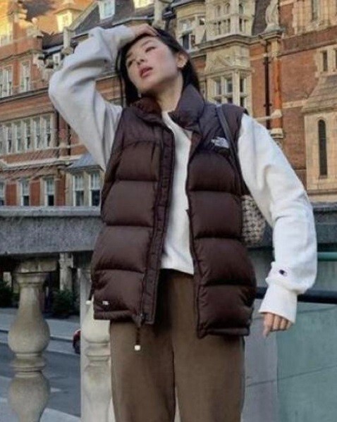 VTG 90s The North Face Nuptse 700 Down Fill Brown Puffer VTG 90s The North Face Nuptse 700 Down Fill Brown Puffer