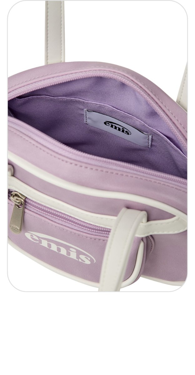 emis Vintage Mini Bowling Bag, Purple (100% Authentic) | eBay