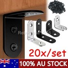 <!--F#f_0-->20x 90° Right Angle Bracket Corner Brace Joint Shelf Connector Support L Shape D<!--F/-->