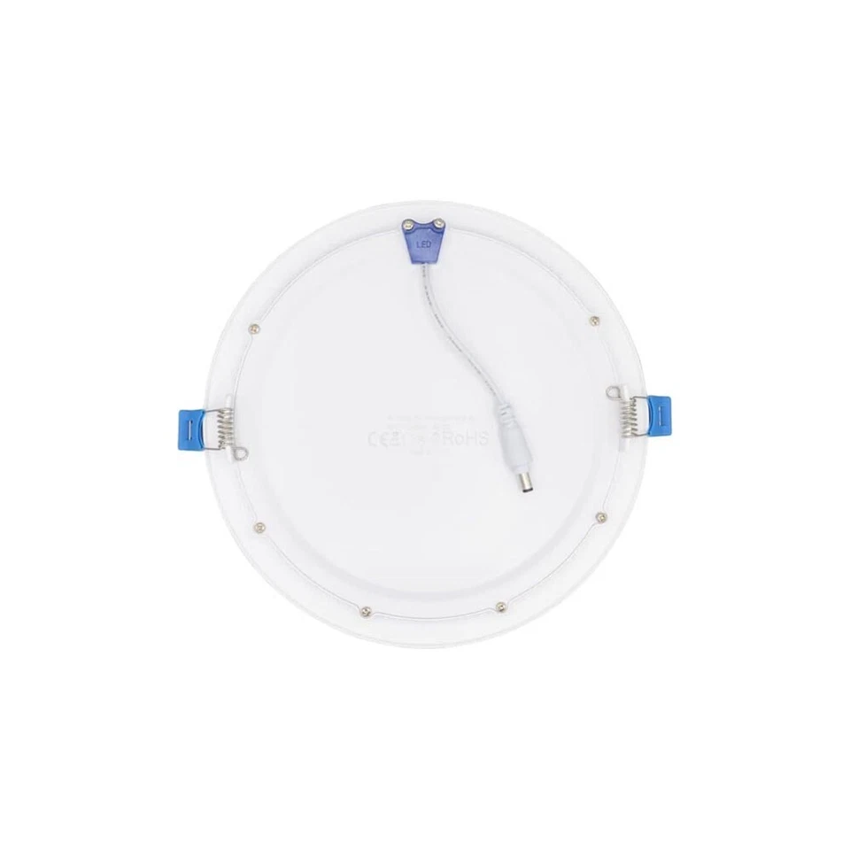 Pannello led a incasso faretto slim 12 watt 3 colori luce bianca calda naturale - Immagine 4 di 4