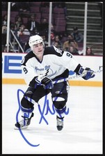 Eric Perrin Autographed 4x6 Color Photo Tampa Bay Lightning #9 D