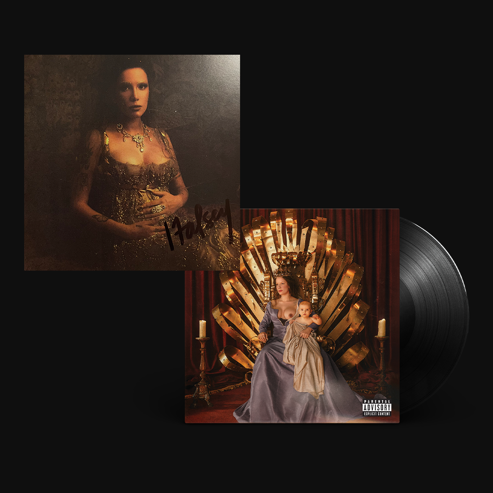 HALSEY IF I CAN'T HAVE LOVE, I WANT POWER SIGNED AUTOGRAPHED 12