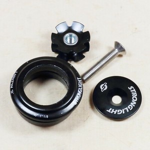 Serie Sterzo Integrata Stronglight Kuota IS42, Per Forcella 1 1/8, Per Bici Da Corsa, Nera, Nuova