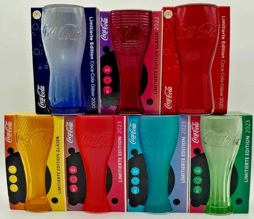 McDonald`s Coca-Cola Glas Auswahl | 2020 - 2024 | Limitierte Edition
