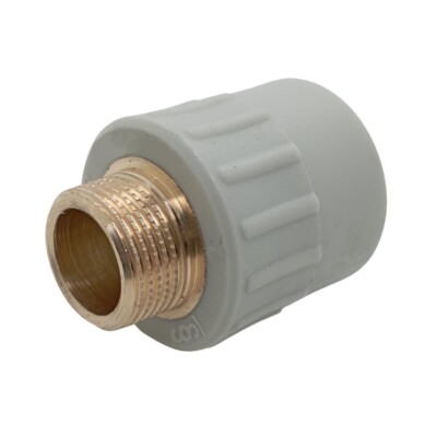 PPR Fittings Übergang mit AG. Rohr Schweißtechnik PP-R.