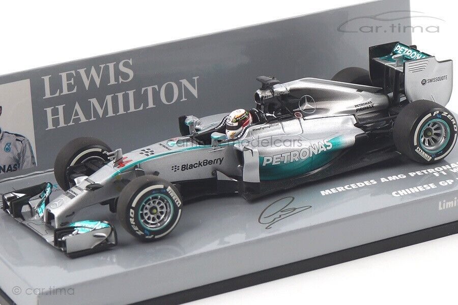 Mercedes AMG Petronas F1 W05 Hybrid Winner China GP Hamilton 2014 Minichamps 1:4 Mercedes AMG Petronas F1 W05 Hybrid Winner China GP Hamilton 2014 Minichamps 1:4