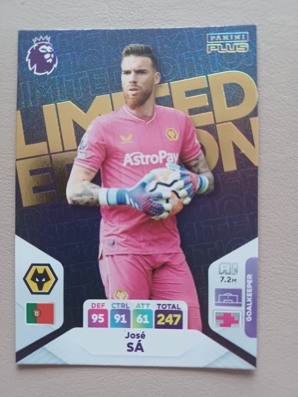 Panini Adrenalyn XL Premier League Plus 2024 Ultimates / Golden