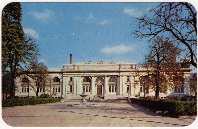 Color Postcard: Columbus Public Library, Ohio, Main, Carnegie