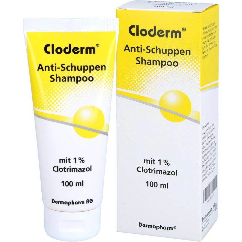 DERMAPHARM AG CLODERM Anti Schuppen Shampoo 100 ml PZN05917789