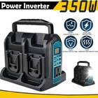 4 Ports 350W Portable Power Bank Inverter for Makita 18V Battery to AC 110V~120V