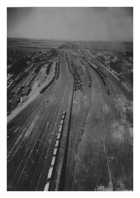 Cologne Germany Marshalling Yards Bomb Damage 9 May 1945 US Air Force