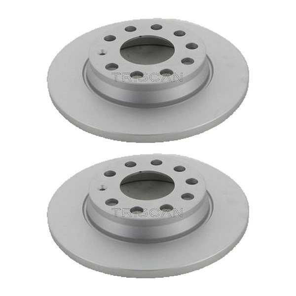 2 Bremsscheiben Voll Ø 255 Mm Triscan Bremsen-Expertise FüR U.A. Audi A4-image