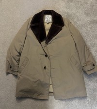Vtg LL Bean Down Parka Jacket Sz L 44 Mens USA Ski Quilted Puffer Fur Collar