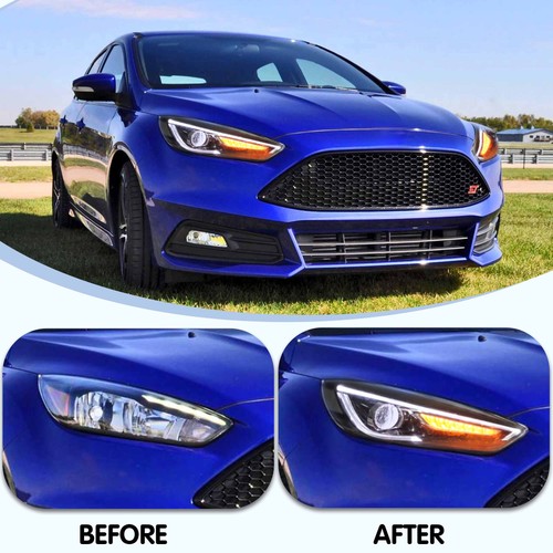 VLAND LED Projektor Scheinwerfer Für 2015-2018 Ford Focus Sequenzieller Blinker - Bild 5 von 9
