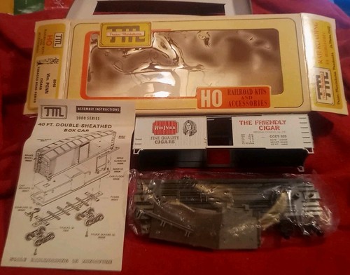 Wm. Penn Cigars Tobacco Train Miniature HO Reefer Boxcar Friendly Cigar GCCo 525 - Picture 2 of 7