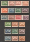 1898 Proprietary Stamps, Battleships, Used/Unused, RB20 | RB27p, 21 Different